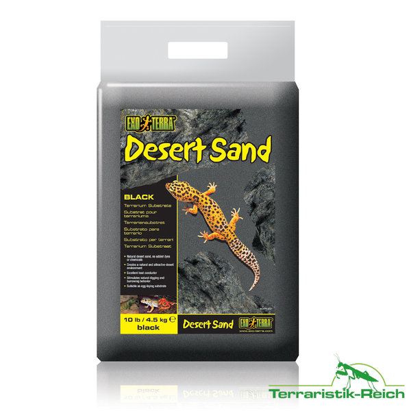 Exo Terra - Desert Sand Black 4,5kg
